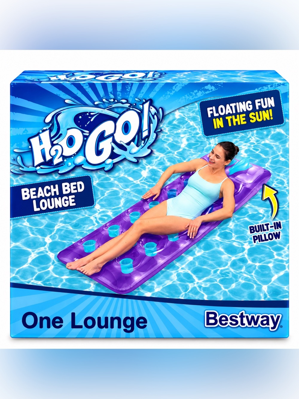 Inflatable Beach Bed Lounge - H2O Go!